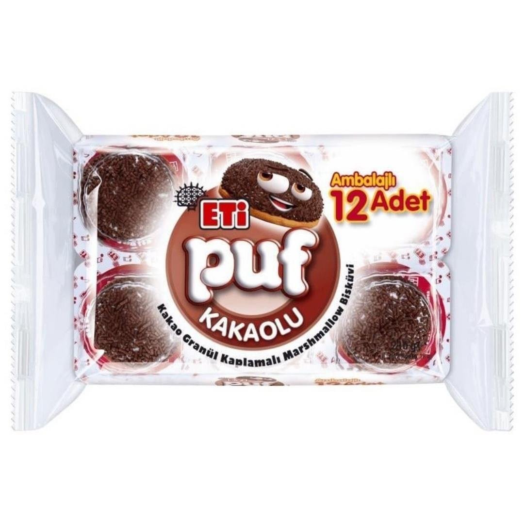 ETI PUF CACAO 12STUKS