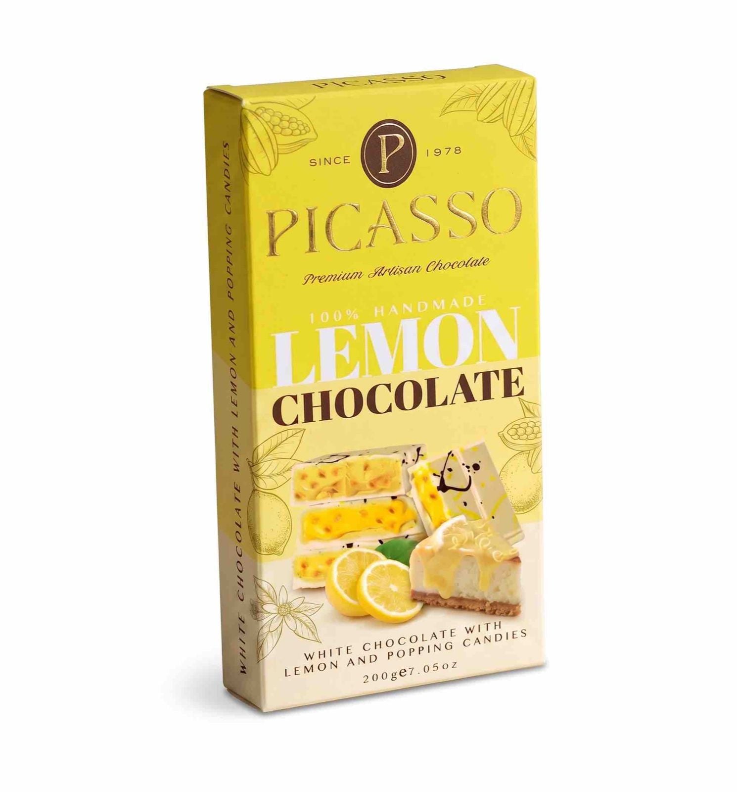 VANELLI PICASSO WHITE CHOCOLATE LEMON CREAM   200GR