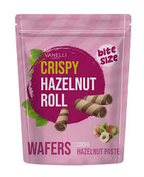 VANELLI CRISPY WAFERROL WITH HAZELNUT 100gr.